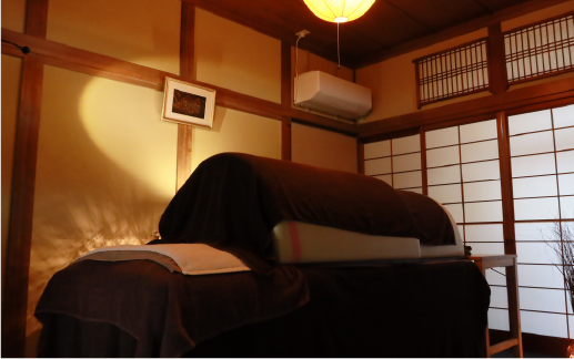 遠赤ドームで温まりながら、極上の癒し体験